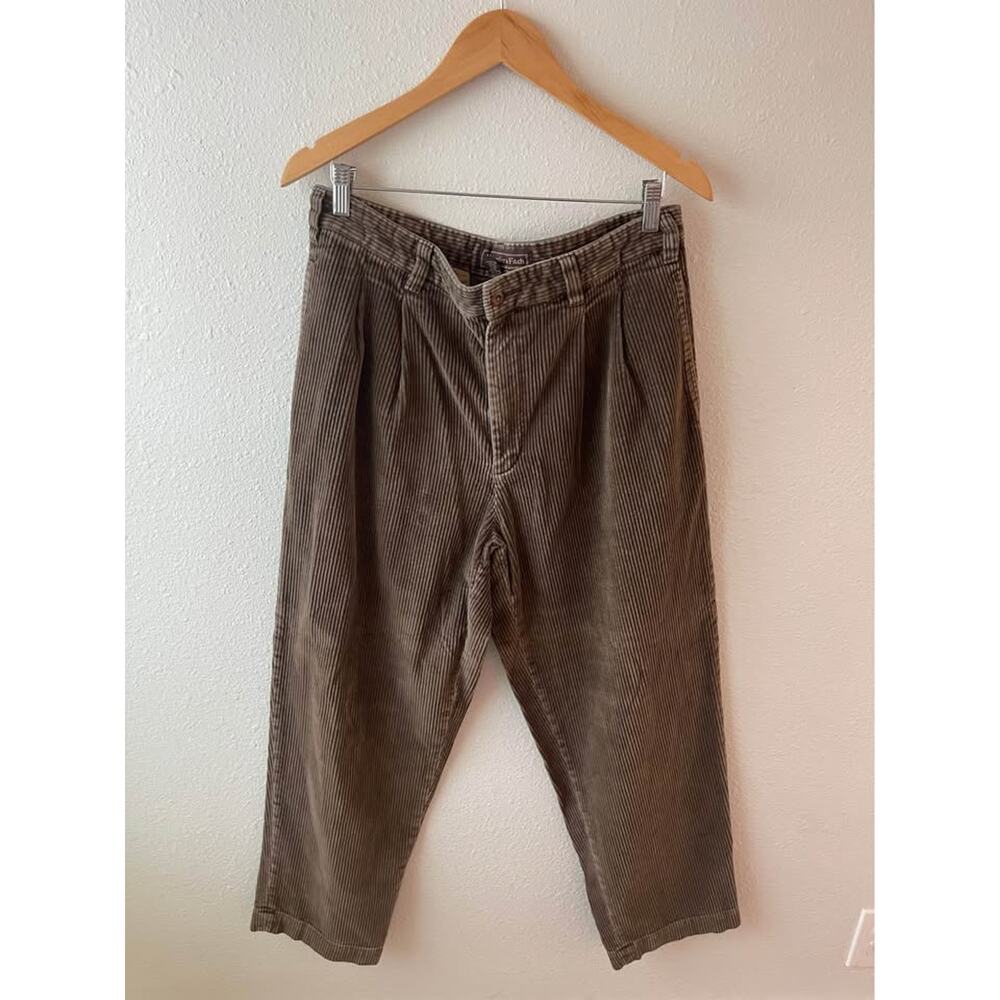 Men’s Vintage Abercrombie & Fitch Brown Corduroy Pants Size 34x30